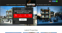Desktop Screenshot of garpozisdevelopments.com